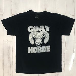 Black Goat Horde Tee, Large